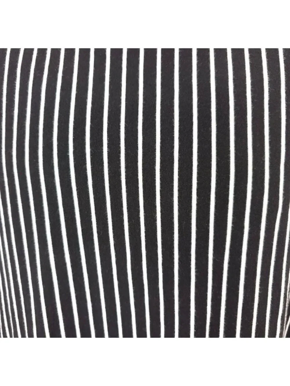 Striped T Shirt Mens Size Large Black White Original Use OVERSIZED Fit